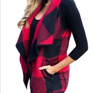 Plaid Vest